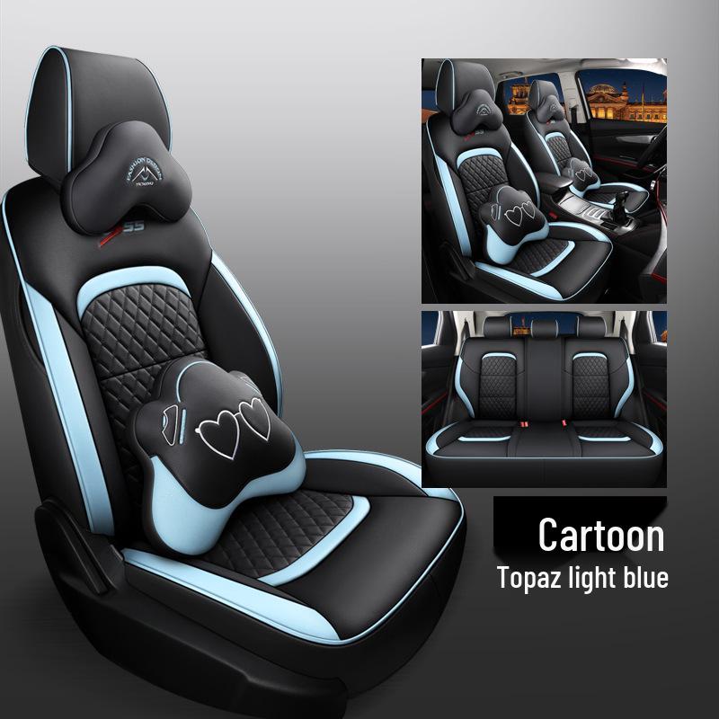 CLY Custom Leather Seat Cover: Stylish, All-Season Fit for Changan CS55