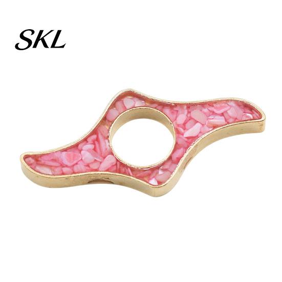 Eye-catching Glitter Bookmark Book Page Holder, Thumb Ring Holder for Reading, Smooth Edge Metal Opener Reading Accessory Students Readers