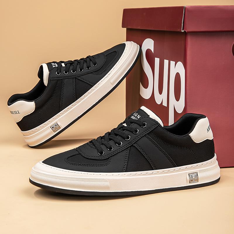 

Men s shoes 2025 spring and autumn new casual comfortable youth Korean version trend simple non-slip breathable versatile board shoes 39
