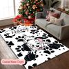 [1pc Dalmatian Carpet] Custom Name Area Rug for Home and Game Room Use, Soft Indoor Sofa Chair Mat