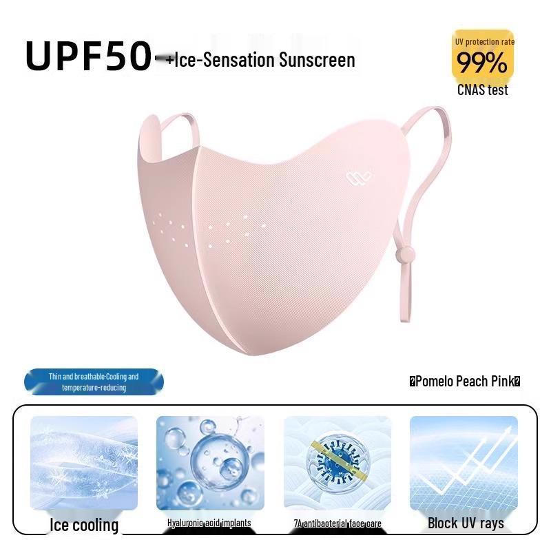 

2025 Women s High-Value UV-Protection Ice Silk Sunshade Mask - 3D Breathable Design for Spring & Summer