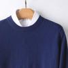 Men's Plus Size V-Neck Wool Sweater - 2023 Autumn/Winter Long Sleeve Knit Pullover