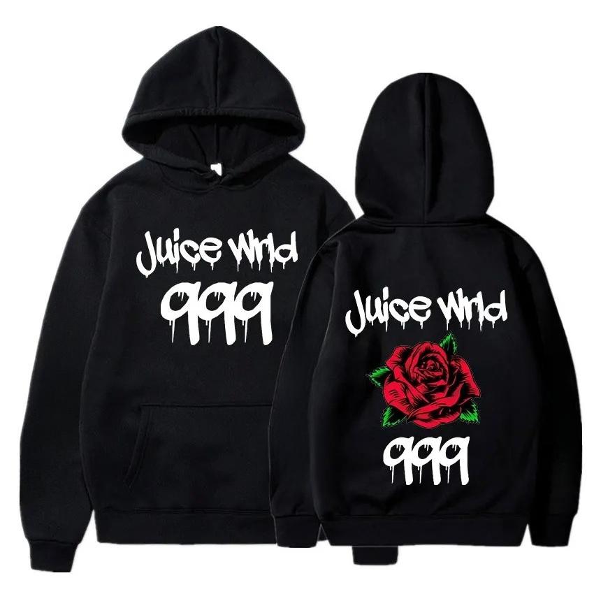 Juice World, Hip-hop Pop Singer, Street Fashion Men, Autumn and Winter Comfortable Pullover, Hoodie, Outdoor Sports
