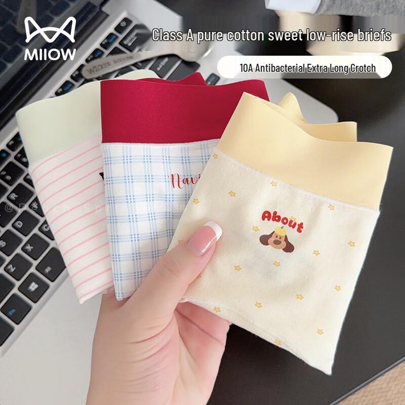 

Женские милые хлопковые боксеры с мультяшным принтом Mao Ren M