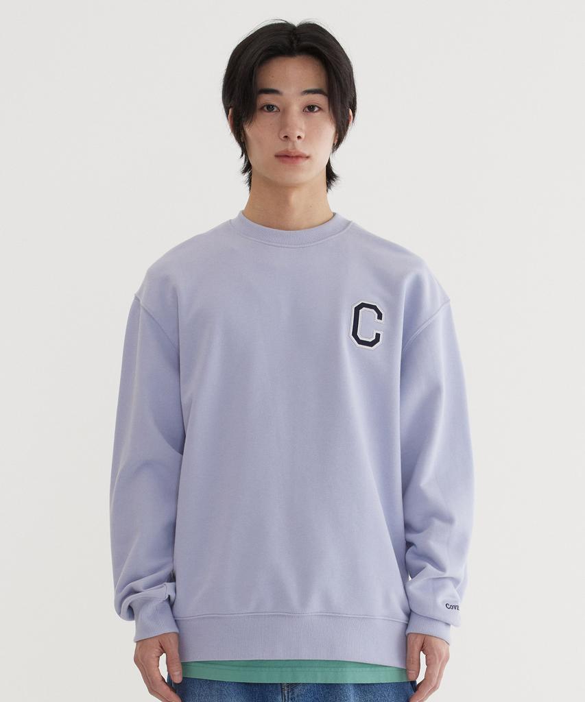 COVERNAT C Logo Sweatshirt Lavender