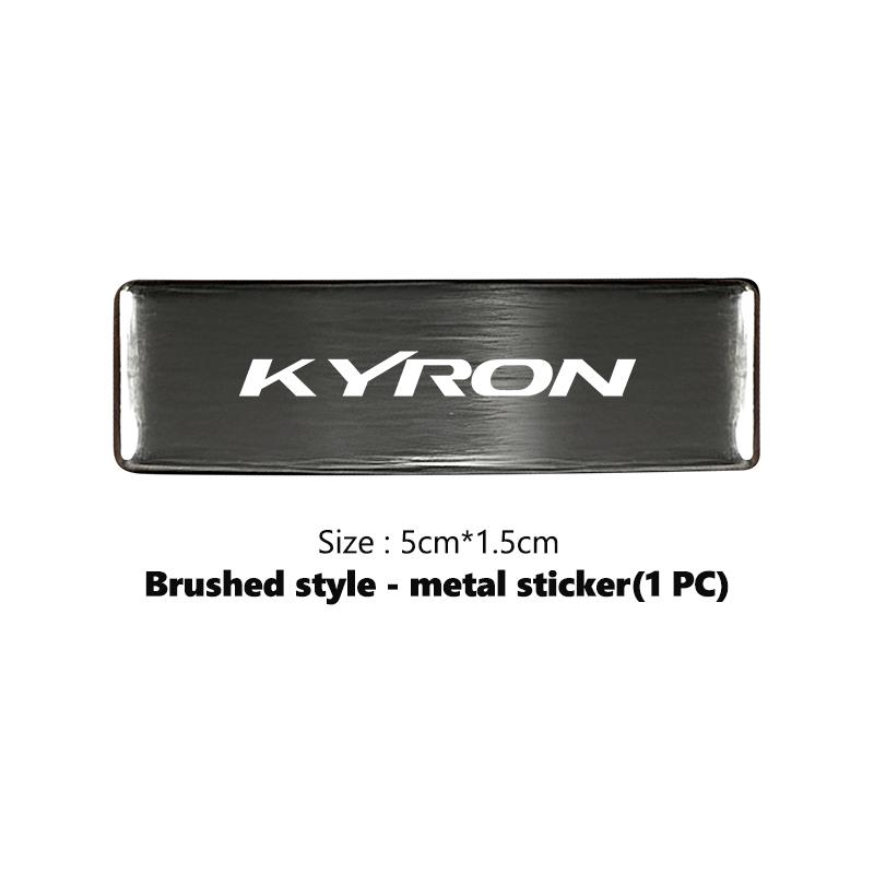 Insignia de Pegatina para Carrocería de Coche Accesorios de Decoración de Estilo Automotriz Para SsangYong Kyron Actyon Sport Tivoli Torres Korando C300 Musso