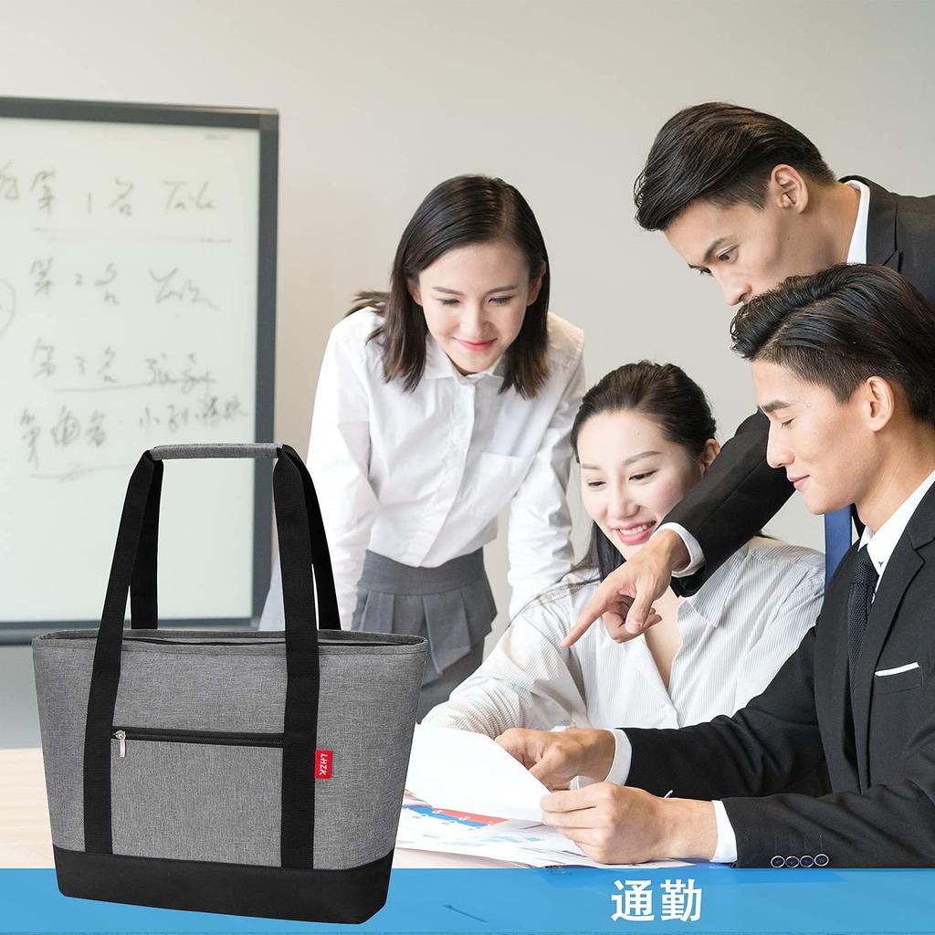 LHZK Insulated Eco Foldable Tote Lunch 28L Large Capacity Shopping Insulated Cooler Large Thermal Bag for Outdoor the and Commuting Bag, Bag, Bag,