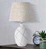 Lampa stołowa Żywica poliestrowa Linie cm Ø 35X60