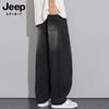 JEEP SPIRIT Men's Summer Loose Straight Wide Leg Jeans
