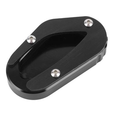 Motorcycle Kickstand Extender Motorcycle Side Stand Expansion Pad Kickstand Extension for Bonneville T100 / T120 (Black)