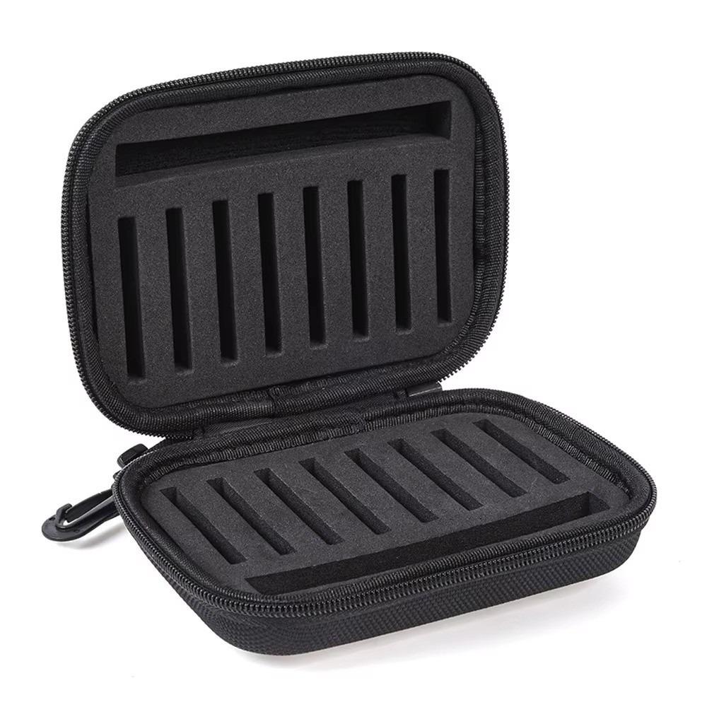 Hard Shell Fishing Lure Box EVA Spoon Lure Case Carry Bag Fishing Tackle Bag Perch Fishing