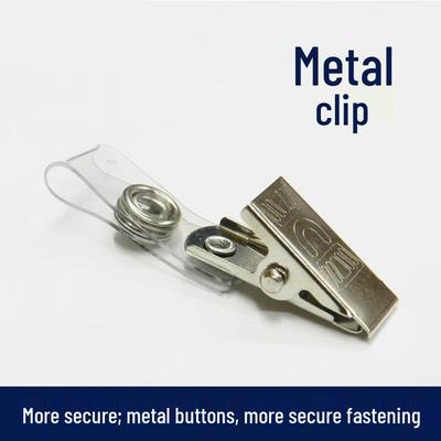 Metall-Ausweisclip (100er-Packung)