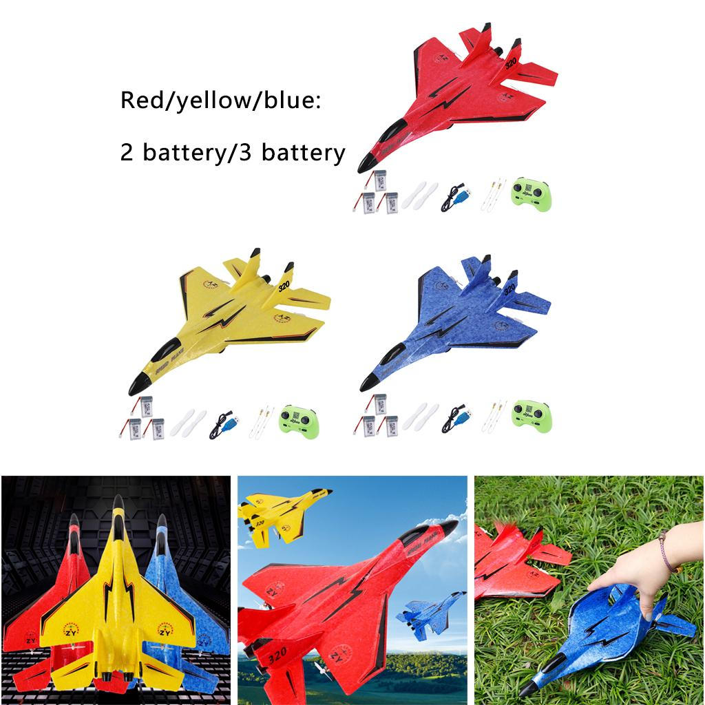 2 Channel Fixed Wing Foam RC Battery Powered Outdoor Toy Glider for Boys Gifts