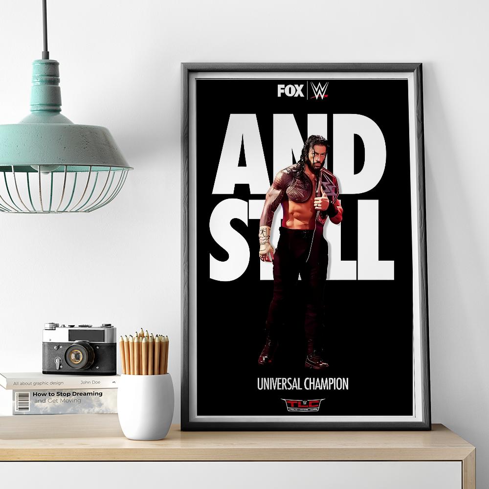 

1 шт. Горячая известная звезда W-рестлинга Роман Р-Рейнс постер HD постеры для дома, комнаты, бара, кафе, декора, художественная настенная живопись, картина 21cm×30cm NoFrame