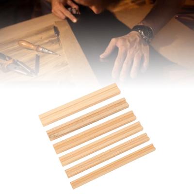 6pcs Wood Zipper Gluing Guide 3mm 4mm 5mm 6mm 7mm Wooden Glue Overflow Prevention Ruler 150mm Zipper Gluing Tool Sewing Projects