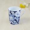 Koransha Morning Glory Pattern Mug 300ml Arita Ware Made In Japan Beautiful Refreshing Indigo Tone The Bottom Has the Word In the Language of Morning