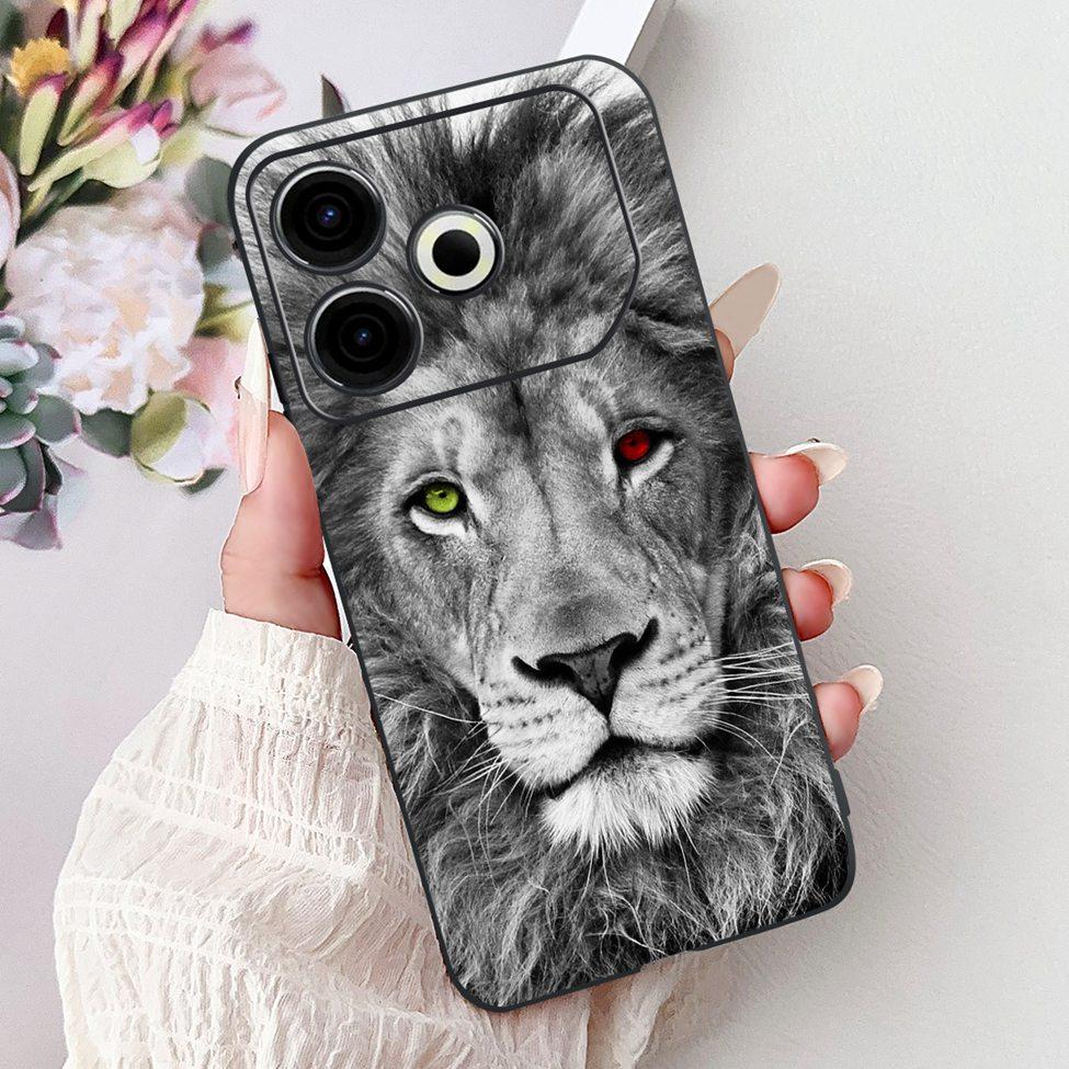 For Tecno Pova 6 Neo 4G Case Cover Luxury Butterfly Love Fashion Flowers Cool Lion Painted Phone Case For Techno Pova 6 Neo 4G
