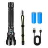 High Power LED Flashlight Super Bright Lantern Zoom Tactical Torch USB Rechargeable Powerful Hand Lamp Camping Outdoor Fishing