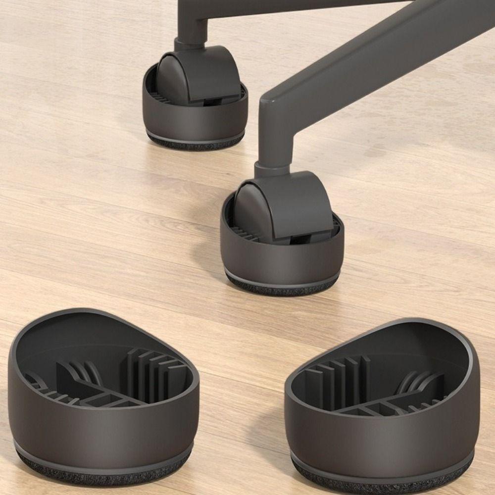 5Pcs Universal Office Chair Wheel Silicone Chair Wheels Stopper Furniture Wheel Caster  Household