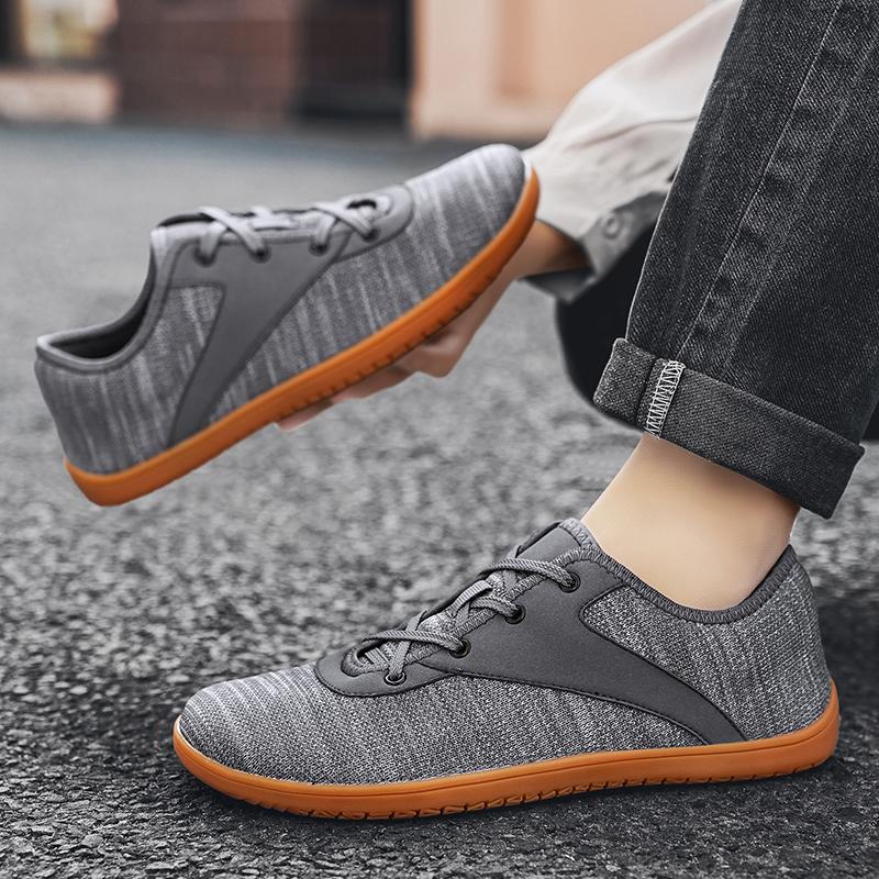 Men's Wide Toe Training Shoes Breathable Knitted Women Walking Shoes Gym Fitness Sneakers Elastic Sports Shoes