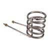 A58Z 1Pc Titanium Tube Evaporator Straight Titanium Tube Heat Exchanger Fresh Water Fish Tank Heat Exchanger