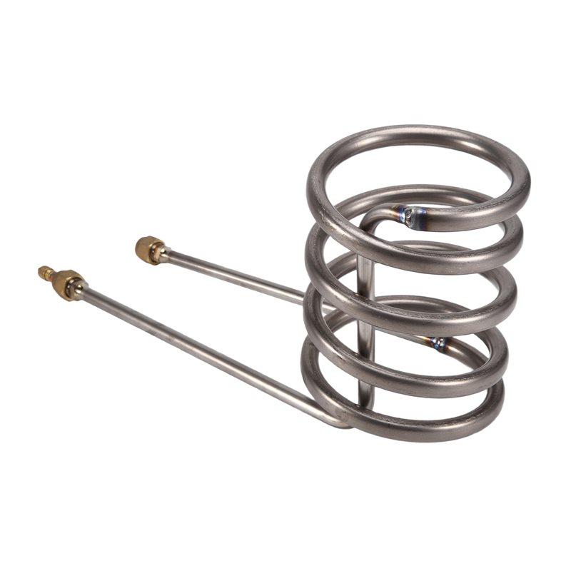 

A58Z 1Pc Titanium Tube Evaporator Straight Titanium Tube Heat Exchanger Fresh Water Fish Tank Heat Exchanger срібний