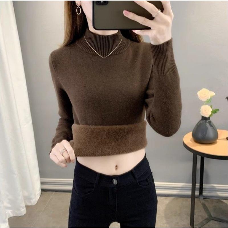 Женские осенне-зимние новые толстые теплые кашемировые пуловеры женские свитера — фото 3