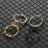 Mindfulness Breathing Necklace Opening Rings Stainless Steel Pendant Necklace Great for Meditation Practice Harmonies