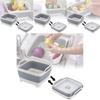 Portable Foldable Kitchen Sink Basket Large Capacity Plastic Storage Bin
