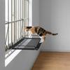 Breathable Mesh Cat Hanging Bed Folding Cat Sunbathing Bed Pet Nest Cat Window Hammock  Bedside Use