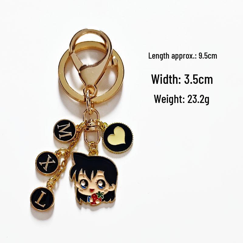 Conan Kid Anime Keychain Pendant - Handmade Cartoon Bag Accessory