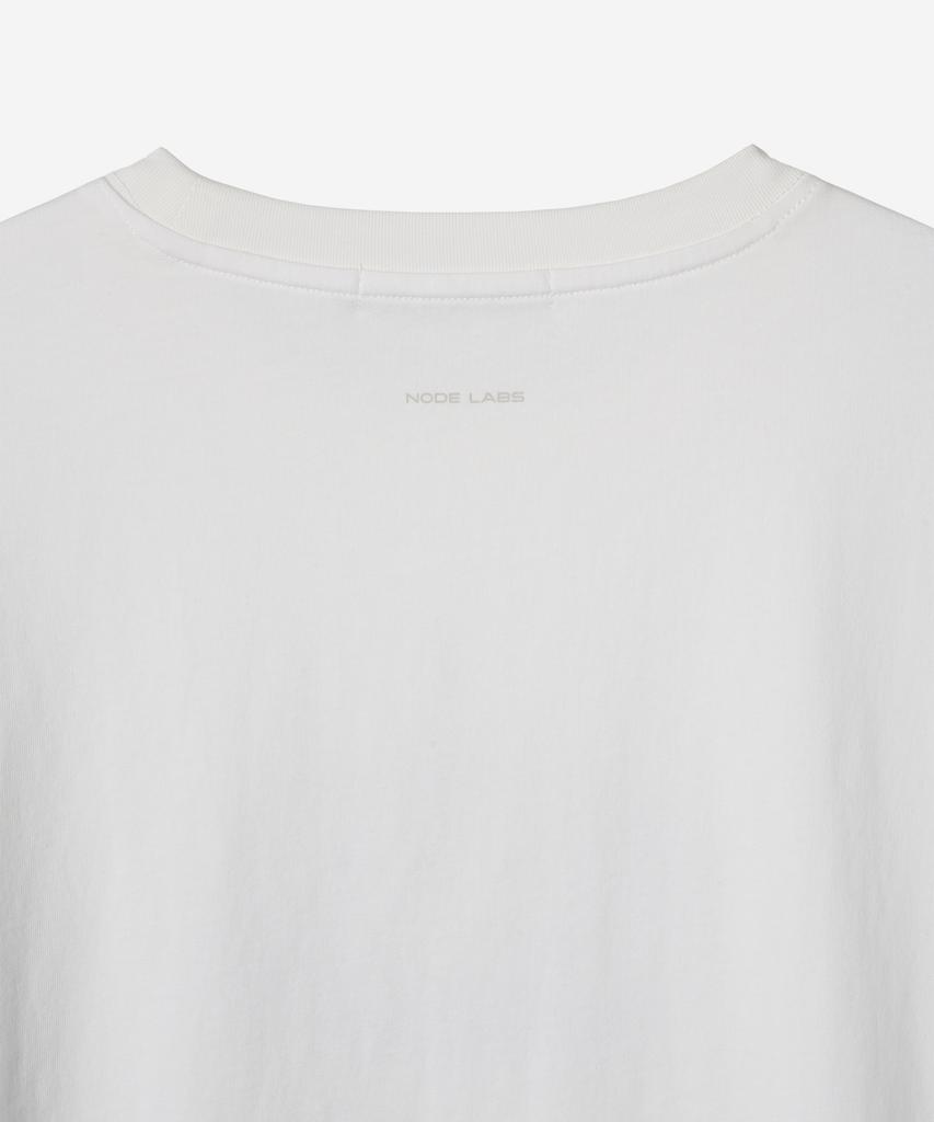 NODE LABS Dev:11 Flocking Graphic Short Sleeve T-Shirt_White