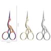 Embroidery Scissors Rainbow Stork Clipper Stainless Steel Small Craft Dressmaker Shears for Sewing 95X45cm Multiple Colors
