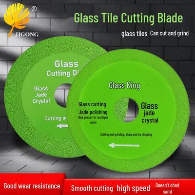 Diamond Cutting Disc for Tile, Ceramic, Glass, Jade, Crystal, and Wine Bottles - Sharp, No Chipping