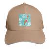 Waterlily Koi In Turquoise Baseball Cap Unisex Hat Sunhat Designer Hat Ball Cap Trucker Hats For Unisex Womens