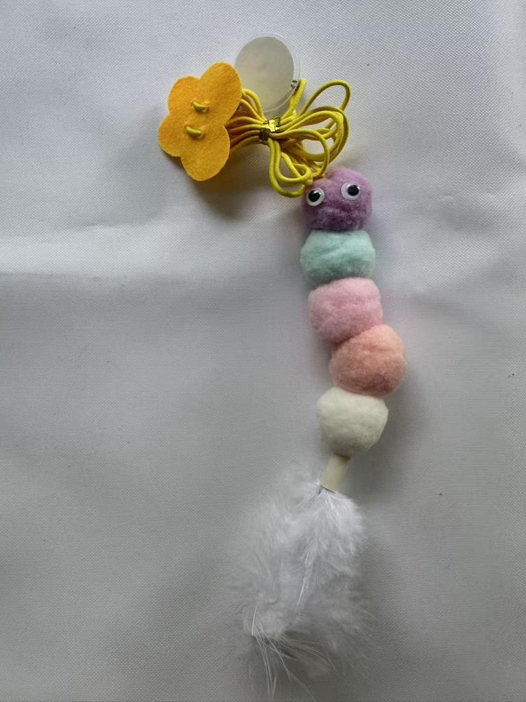 Door-Hanging Cat Toy: Feather, Bell & Mouse for Self-Entertainment & Boredom Relief