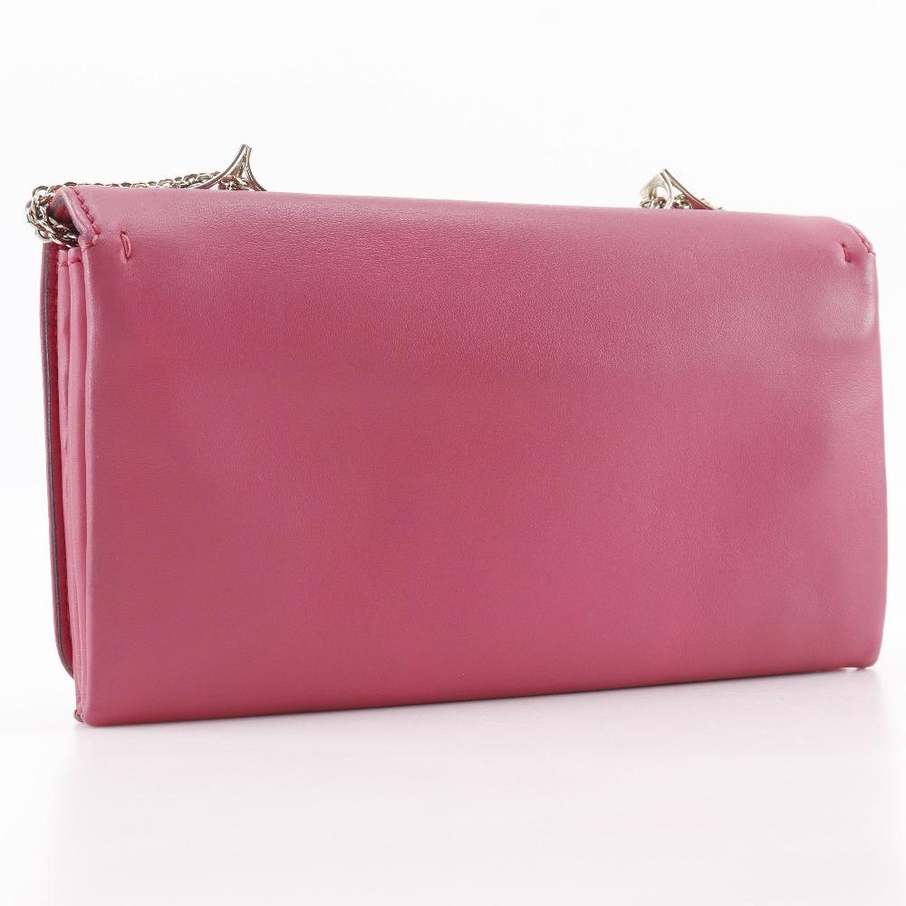 Valentino VaVaVoom Shoulder Bag Rock studs ChainShoulder pink lambskin Women Used