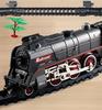 Electric Train Track Set with Sound, Light, and Steam Effects - Retro Style Toy