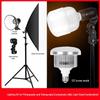 E27 Screw Base Softbox Light Kit for Photo Studio and Live Streaming