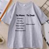Maglietta per Mamma e Papà Maglietta Divertente Mamma T-shirt Umoristica Festa della Mamma T-shirt Festa del Papà Cotone Manica Corta