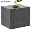 10/30/50Pcs Oil Absorbent Pad Water Absorbent Mat Replacement Oil Maintenance Mat For Garage Home Basement Restaurant Range Hood
