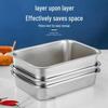 Stainless Steel Square Food Pan