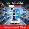 Intelligent AGV Robot with Automatic Obstacle Avoidance for Industrial Cargo Handling and Warehousing