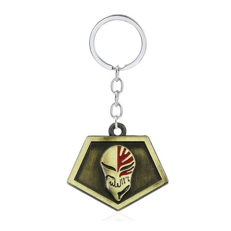 Bleach Kurosaki Ichigo Bull Head Skull Mask Flame Metal Pendant Necklace For Fans