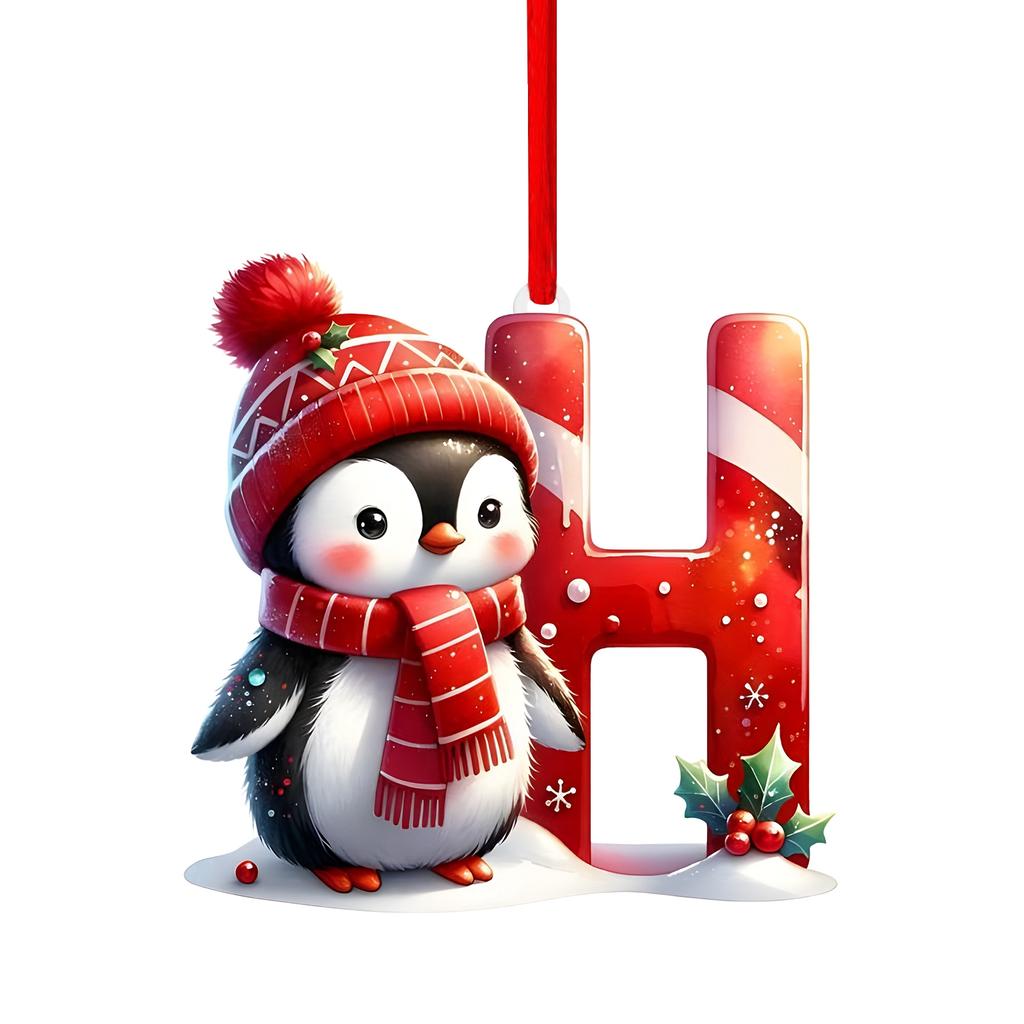 26 Letter,Christmas,Ornaments,Acrylic,1