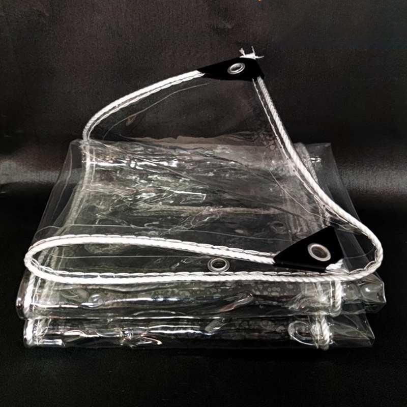 0.55mm Transparent PVC Tarpaulin Garden Greenhouse Plant Keep Warm Rainproof Gazebo Furniture Waterproof Clear Tarp Canopy