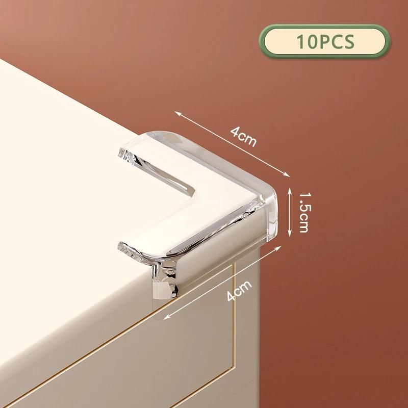 

10 шт., силиконовая угловая защита для детей, Защитная крышка для края стола, защита от столкновений, угловая защита стола, 10 шт.