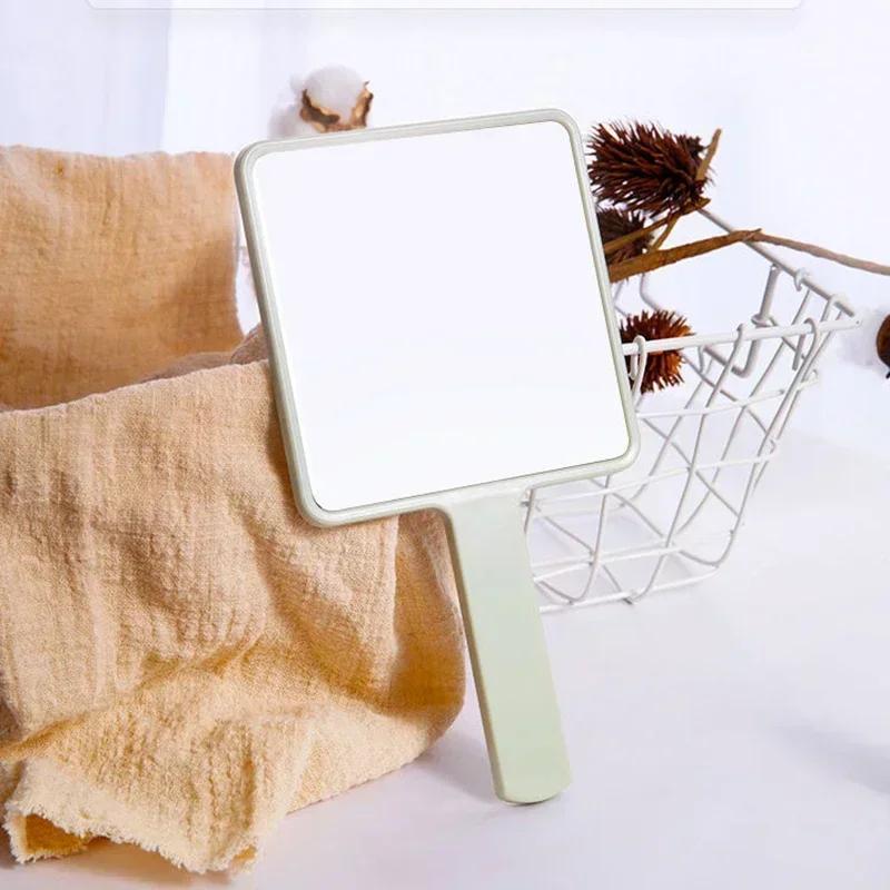 Eyelash Extension Handheld Makeup Mirror Square Makeup Vanity Mirror with Handle Hand Mirror SPA Salon Compact Mirrors