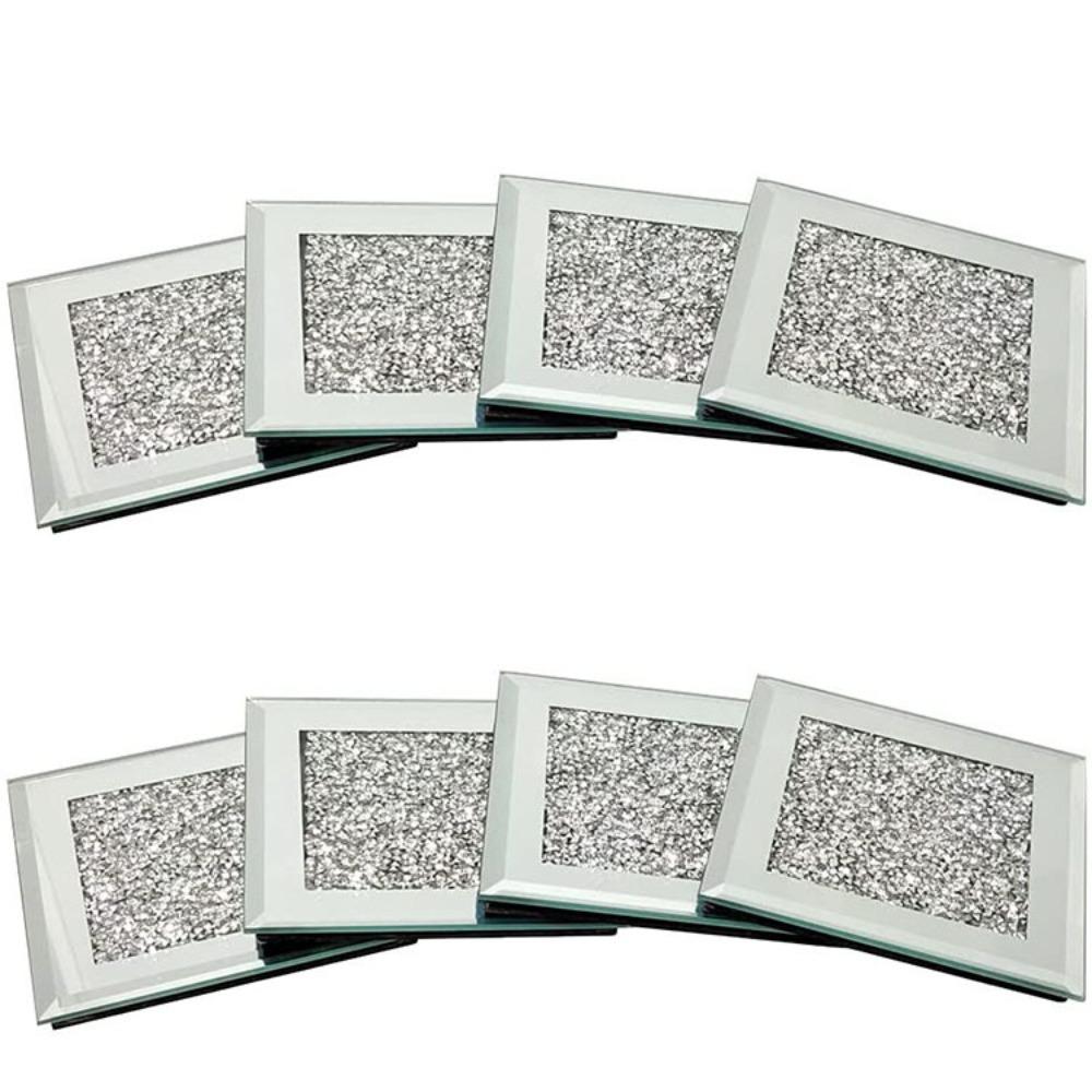 Glänzender zerknitterter Tassenuntersetzer Wärmeisolierender Teeuntersetzer Glasmatte Kaffeetassenuntersetzer Küche