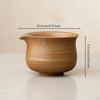 Matcha Bowl with Spout Song Period Style Firing Change Glaze Ceramic Tea Moss Green
